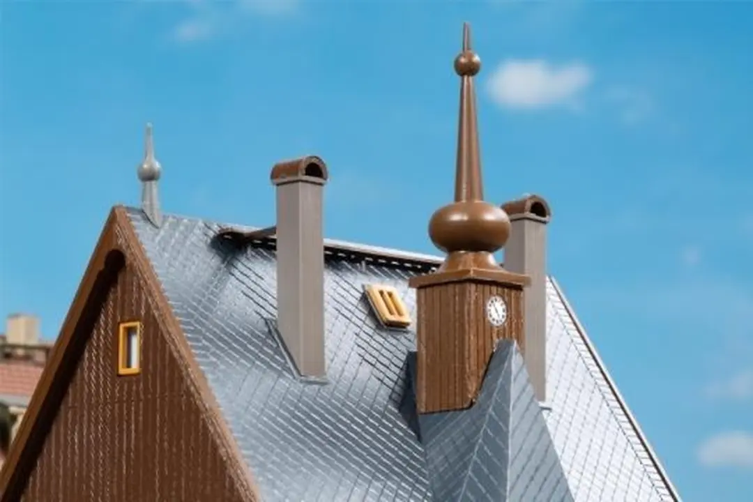 Auhagen 12350 Historisch Rath Gemeentehuis - H0 - afbeelding 5 van 6