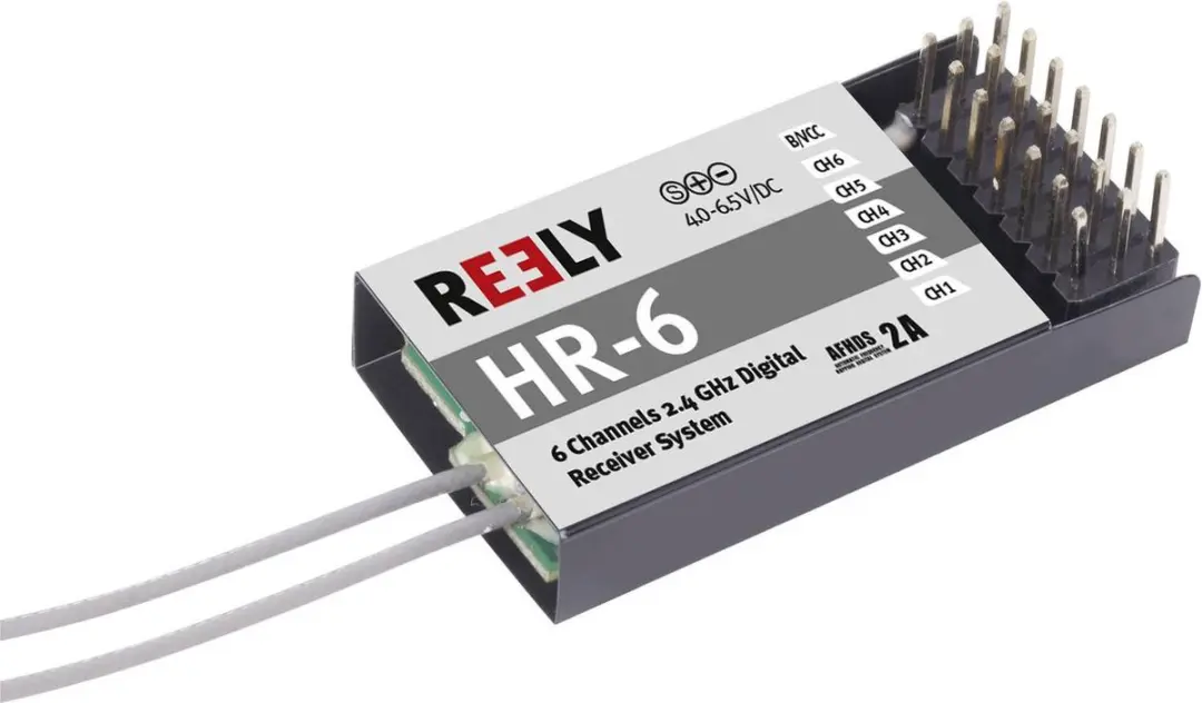Reely HT-6 RC handzender 2,4 GHz - 6 kanalen - incl. ontvanger - afbeelding 3 van 5