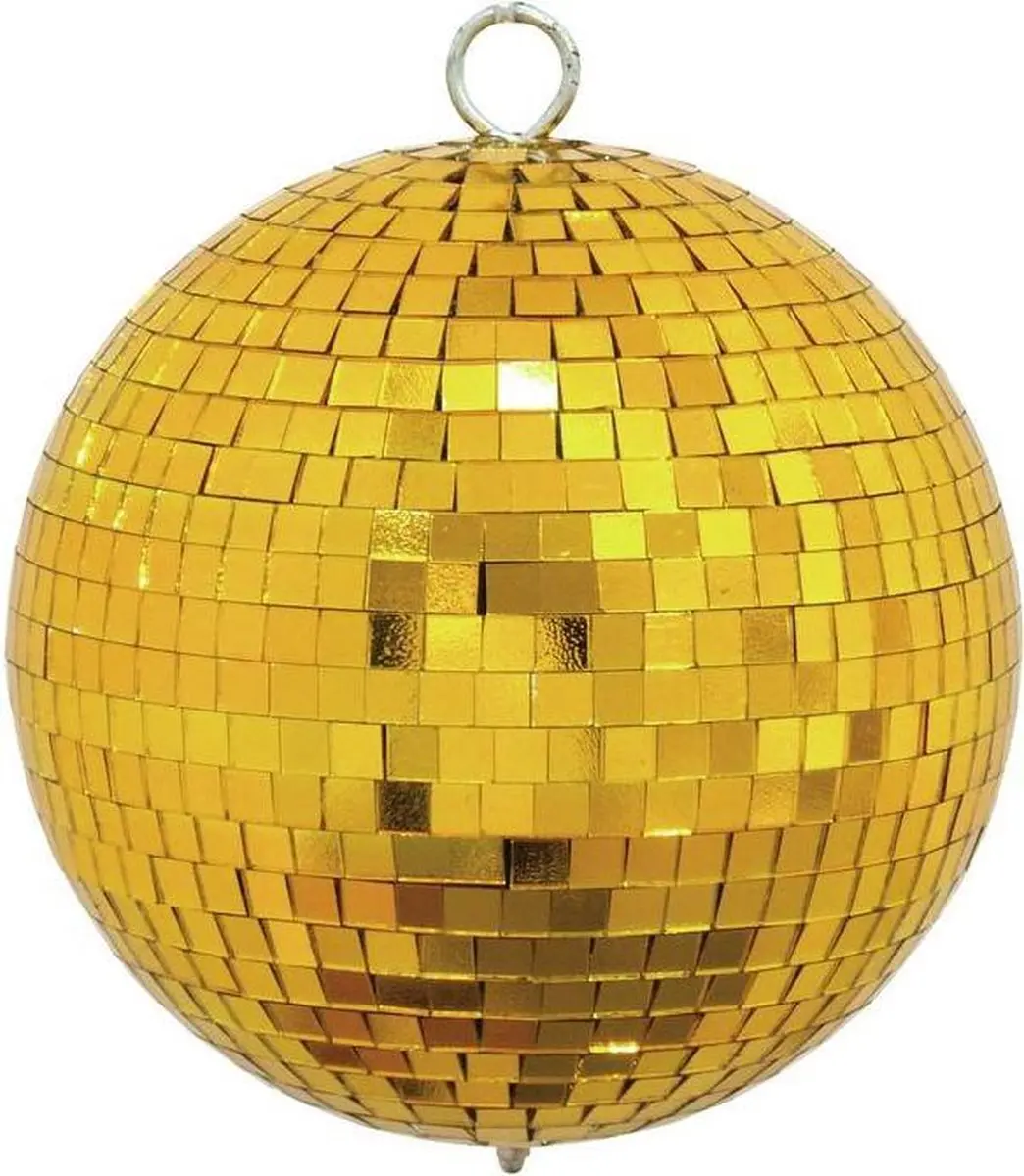 Eurolite Spiegelbol 15cm goud