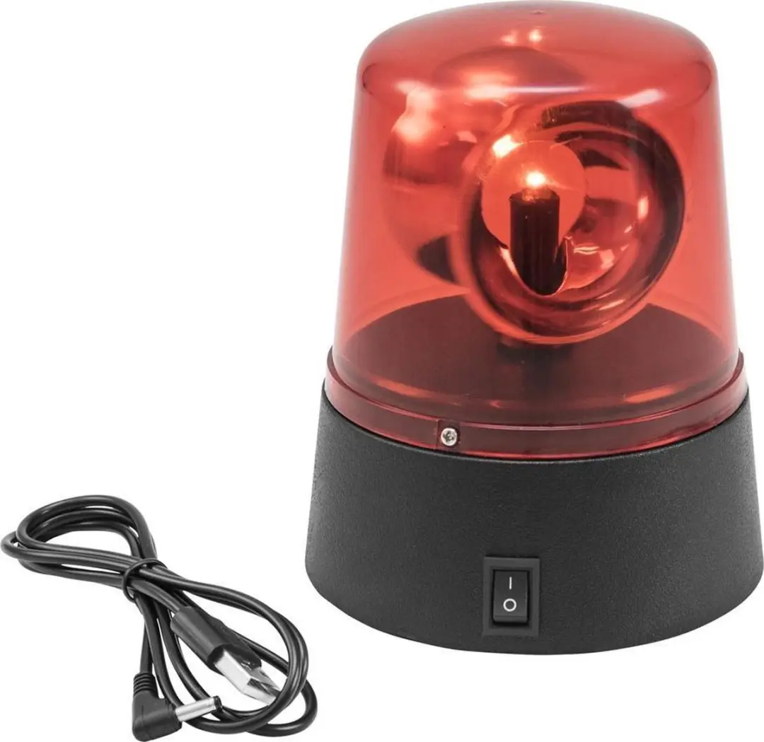 Eurolite Mini Police Zwaailicht LED - Rood - afbeelding 3 van 3