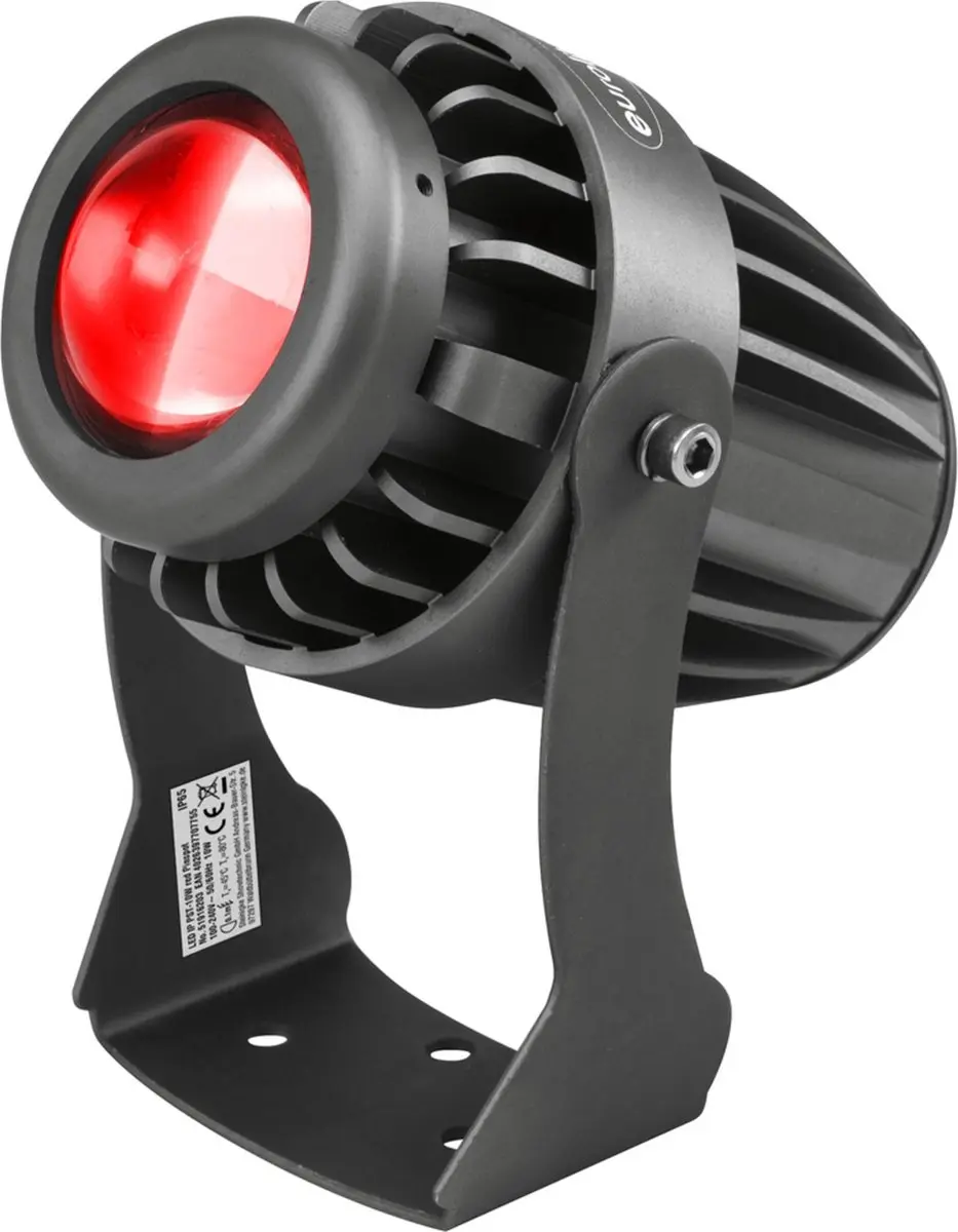 Eurolite LED IP PST-10W Rood Pinspot
