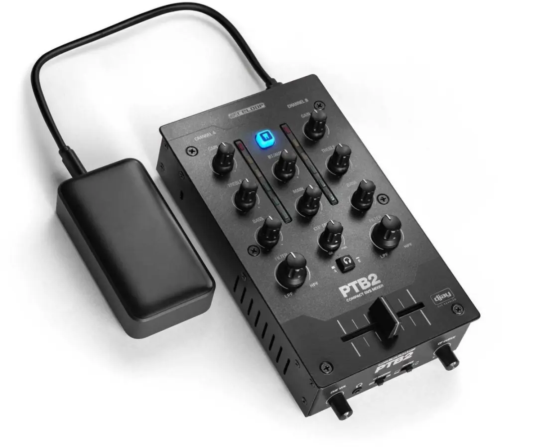 Reloop PTB2 2+1 DJ Mixer - Zwart - afbeelding 6 van 6