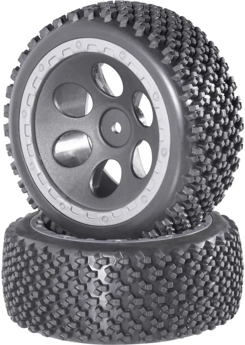 Reely 1:10 Buggy Complete Wielen Rally Gatdesign Grijs
