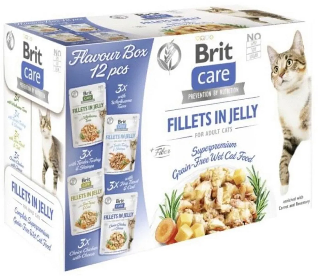 Brit Care Fillets In Jelly Kattenvoer
