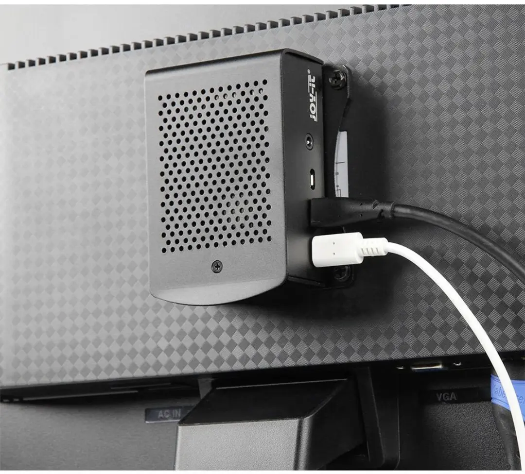 Joy-iT rb-alucase+06 SBC-behuizing - Zwart - afbeelding 2 van 4