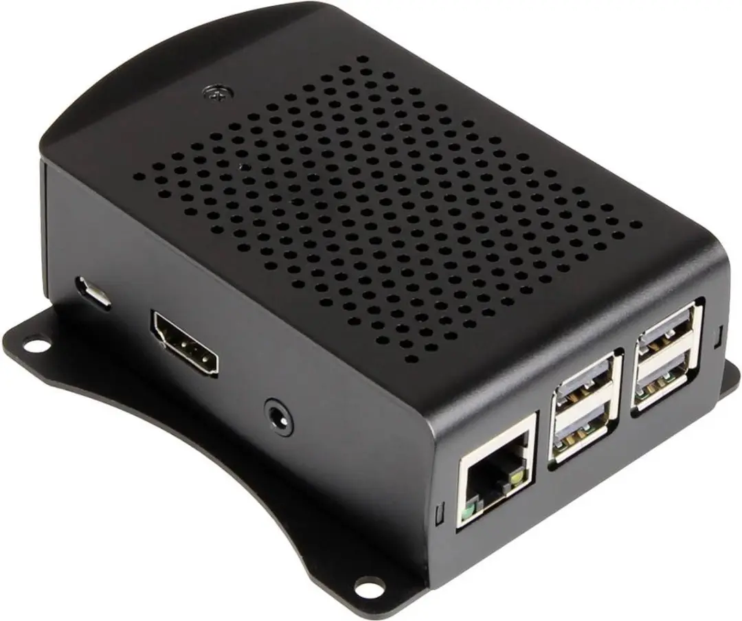Joy-iT rb-alucase+06 SBC-behuizing - Zwart - afbeelding 3 van 4