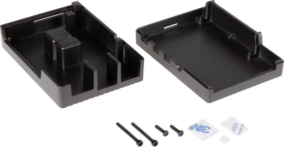 Joy-iT rb-alucaseP4+08 SBC-behuizing voor Raspberry Pi - Zwart - afbeelding 3 van 3