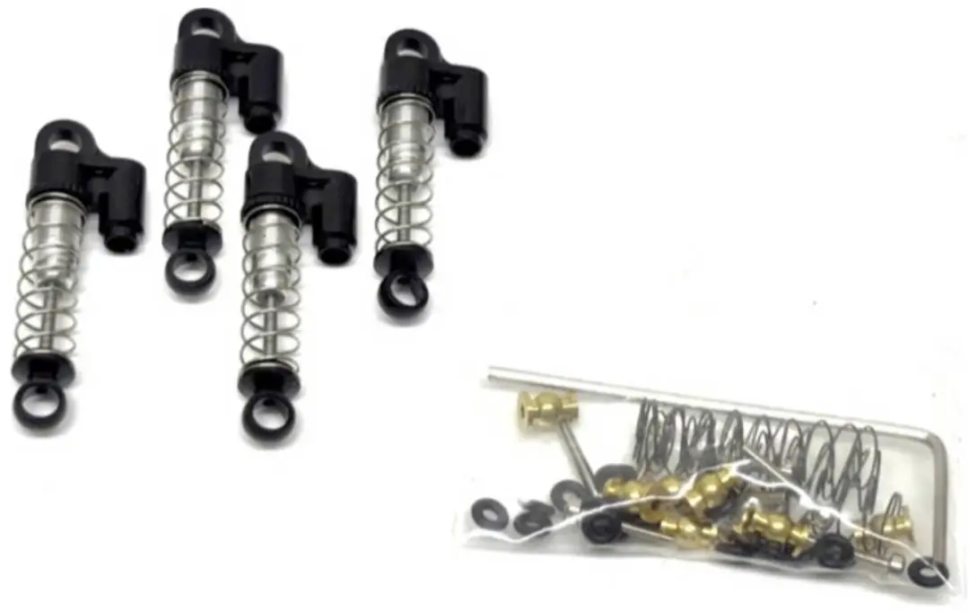 Absima Alu Piggyback 2330033 Schokdemperset 33mm - 4x - afbeelding 2 van 3