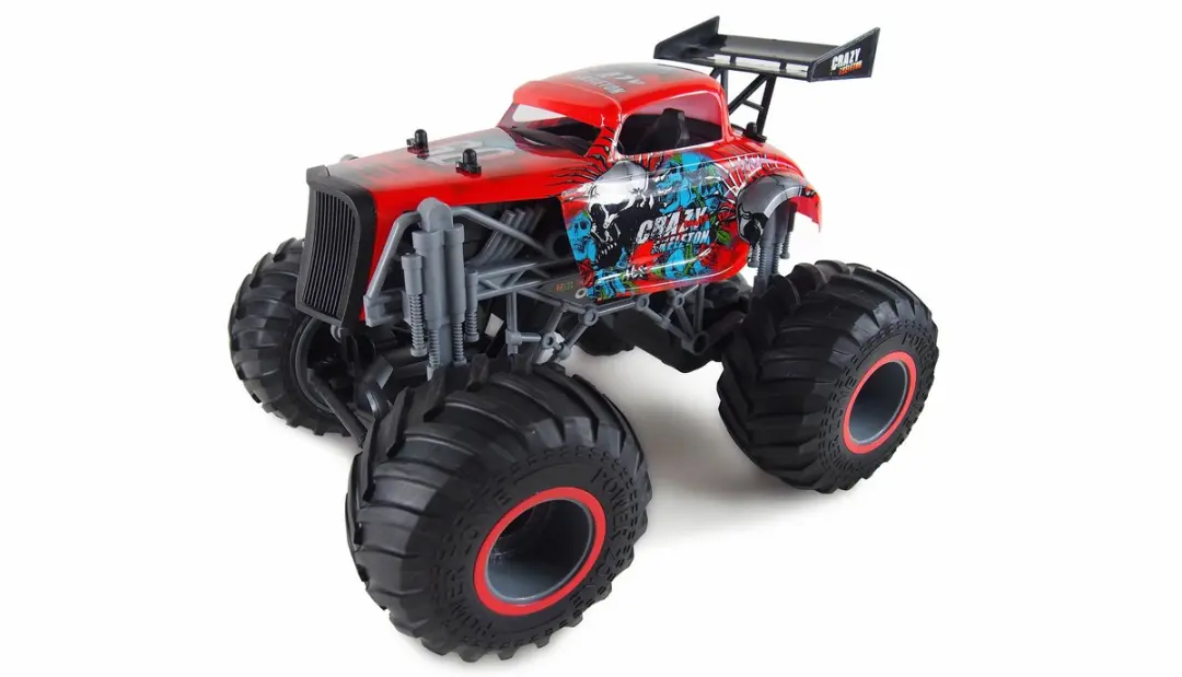 Amewi Crazy Hot Rod Zwart 1:16 RC modelauto voor beginners Elektro Monstertruck
