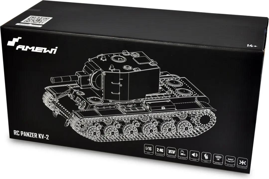 Amewi KV2 Advanced Line RC Tank 1:16 23122 - afbeelding 5 van 6