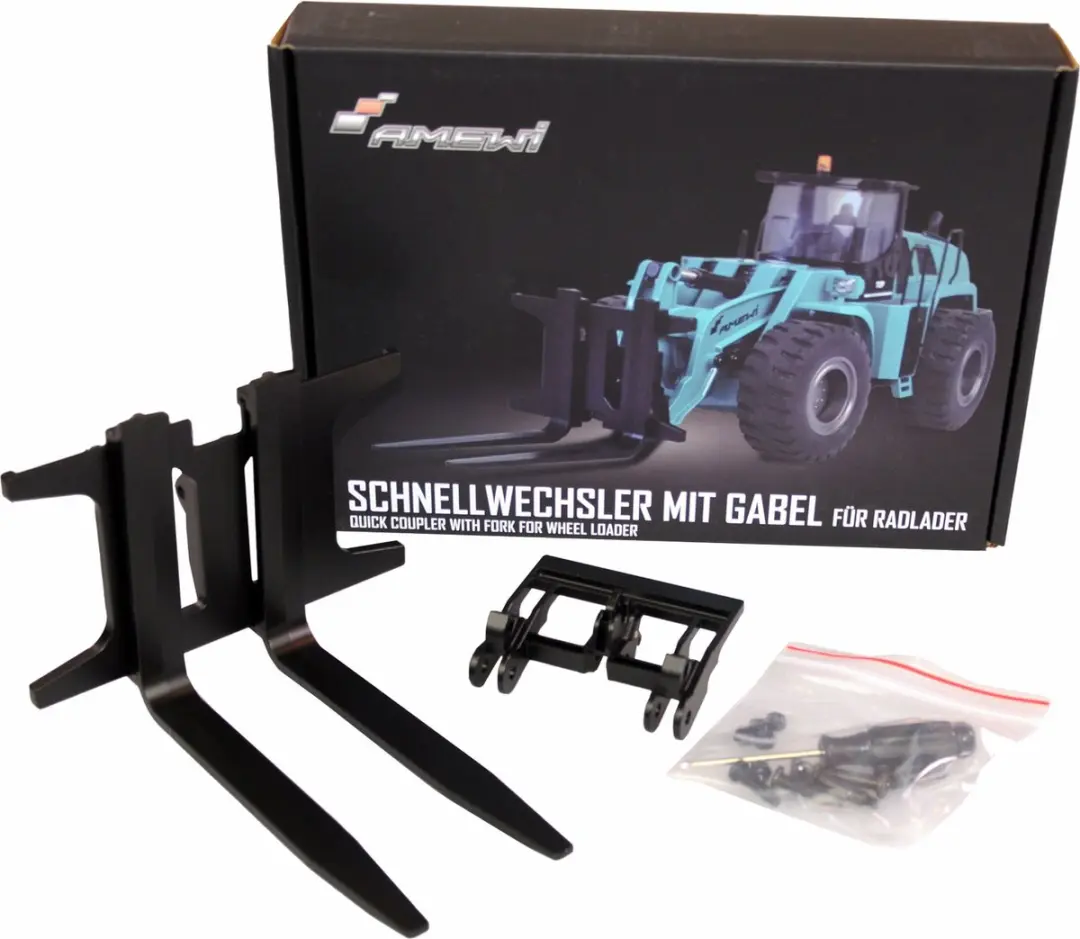 Amewi 28138 Snelkoppeling Palletvork - Zwart - afbeelding 3 van 4