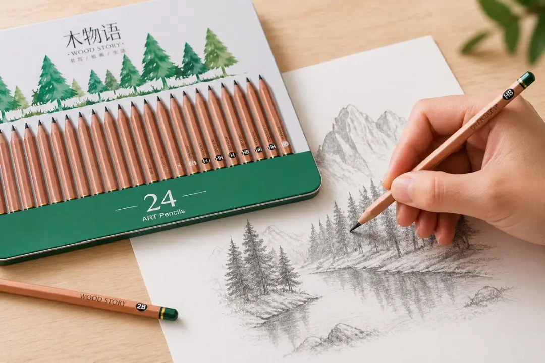 Tombow Eco Kleurpotloden CB-RS-24C - 24 Stuks - afbeelding 4 van 4
