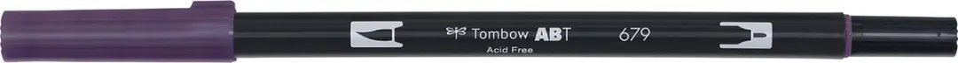 Tombow ABT Dual Brush Pen 679 - Dark Plum - afbeelding 4 van 6