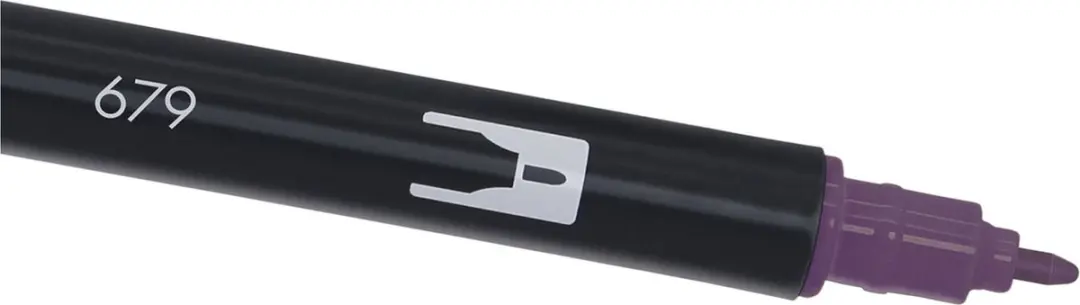 Tombow ABT Dual Brush Pen 679 - Dark Plum - afbeelding 2 van 6