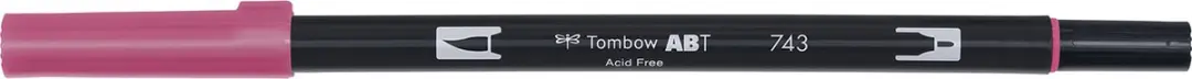 Tombow ABT Dual Brush Pen 743 - Hot Pink - afbeelding 3 van 5