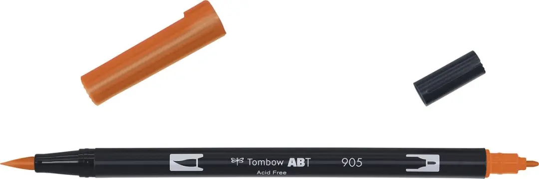 Tombow ABT Dual Brush Pen 905 Rood
