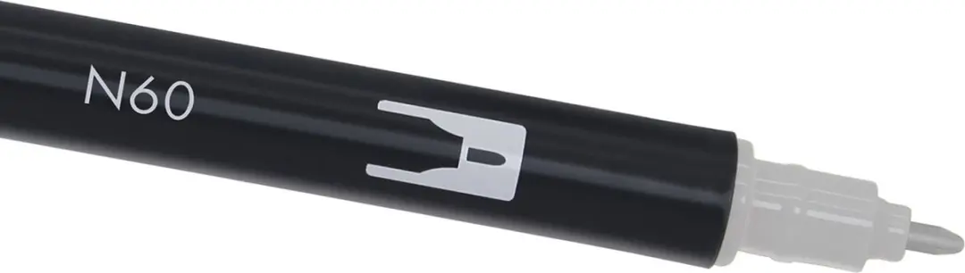 Tombow ABT N60 Dual Brushpen - Cool Gray 6 - afbeelding 3 van 6
