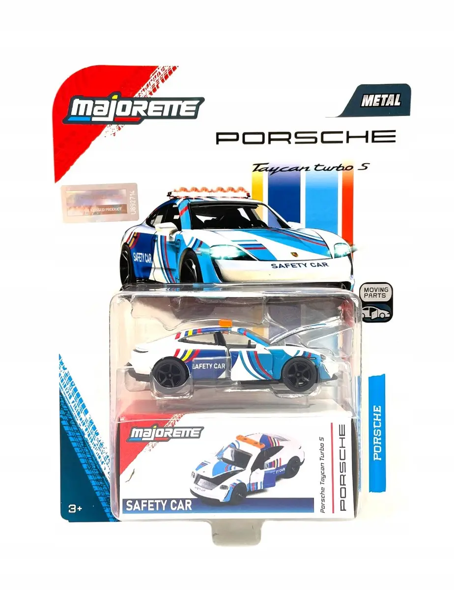 Majorette Porsche Taycan Turbo S Safety Car 1:64