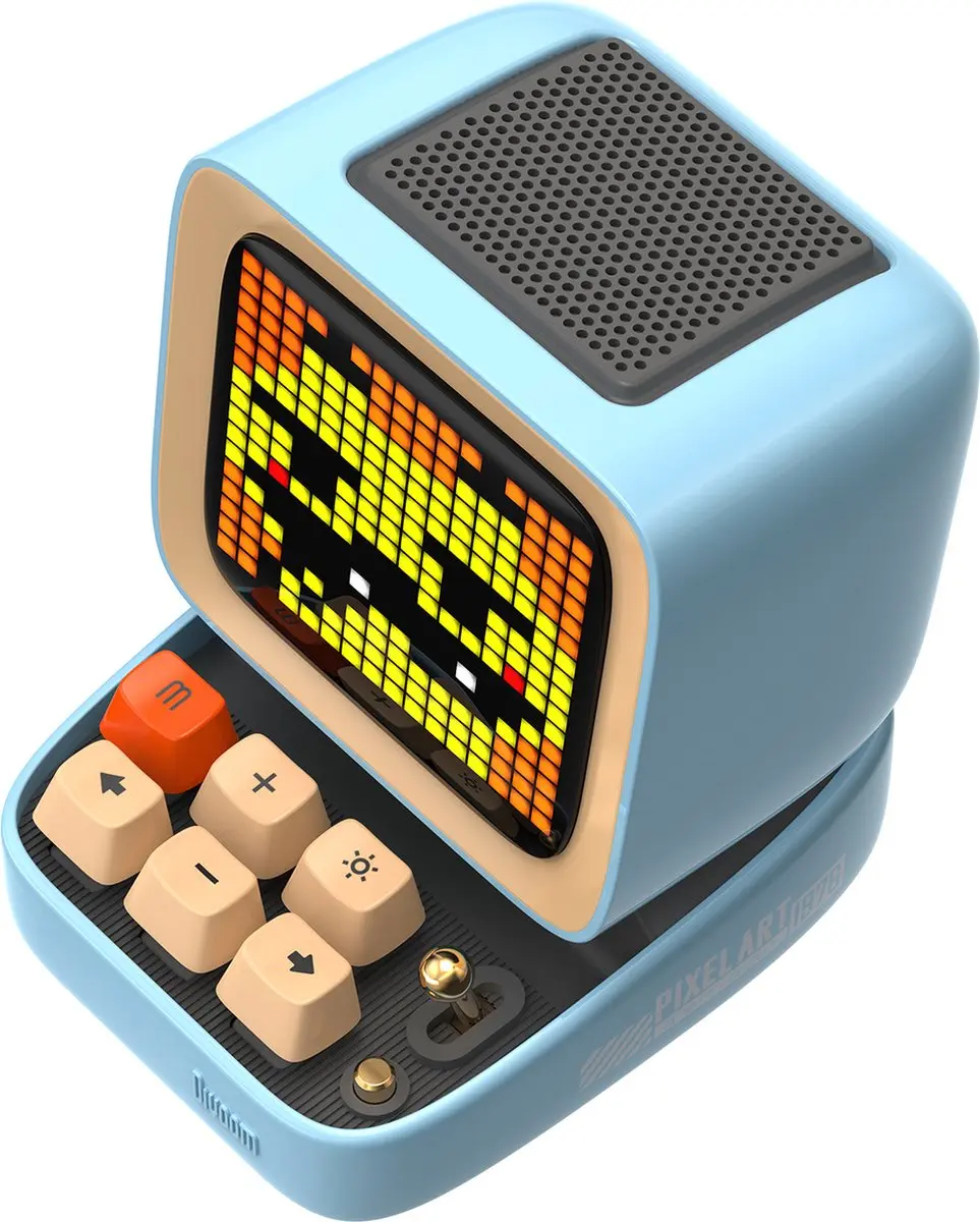 Divoom DitooMic 90100058204 Bluetooth Luidspreker - Blauw - afbeelding 6 van 6