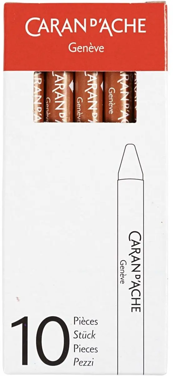 Caran d'Ache Neocolor I Kleurpotloden - Russet (065) - 10 stuks - afbeelding 3 van 6