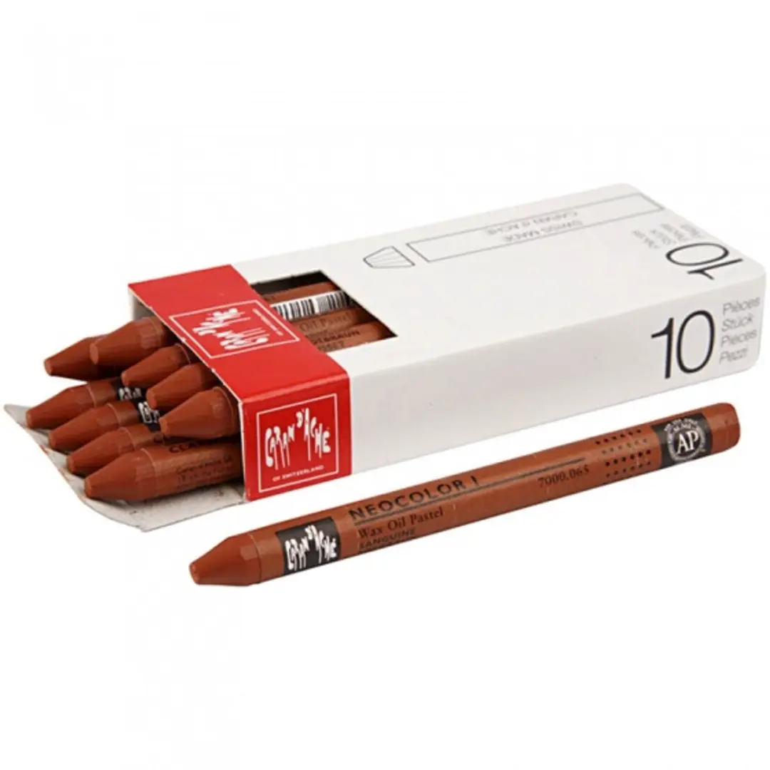 Caran d'Ache Neocolor I Kleurpotloden - Russet (065) - 10 stuks - afbeelding 6 van 6