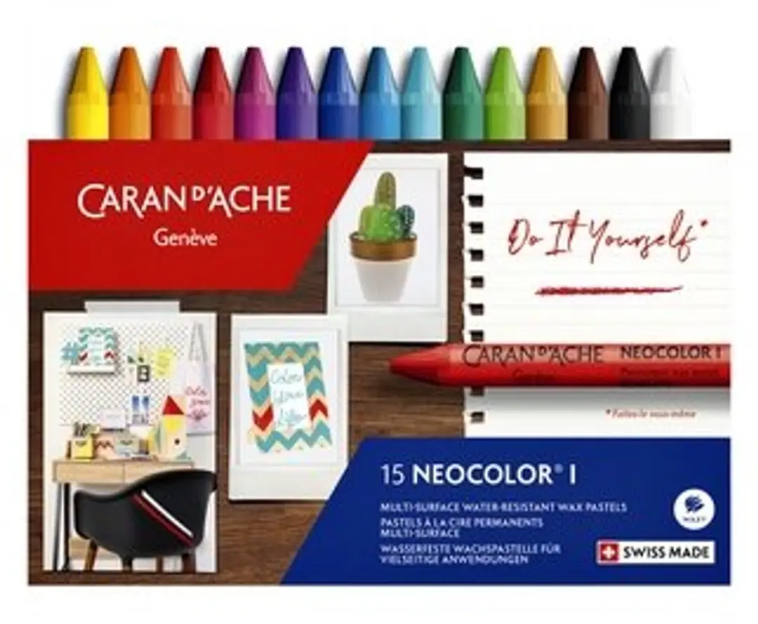 Caran d'Ache Neocolor I Waskrijten 15 Stuks - afbeelding 3 van 6