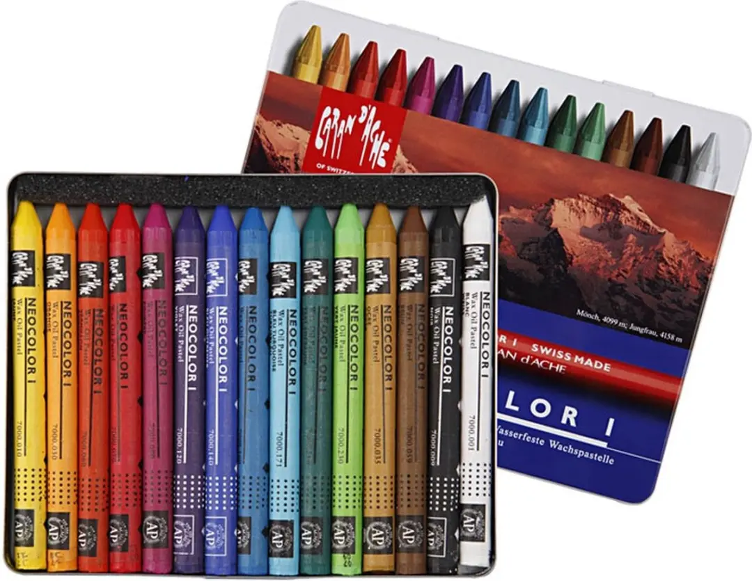 Caran d'Ache Neocolor I Waskrijten 15 Stuks - afbeelding 2 van 6