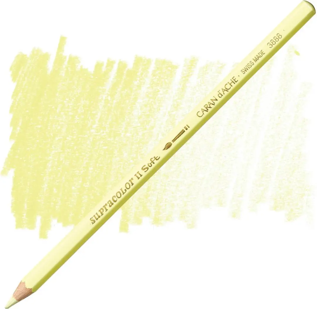 Caran d'Ache Supracolor aquarel potlood 011 pale yellow