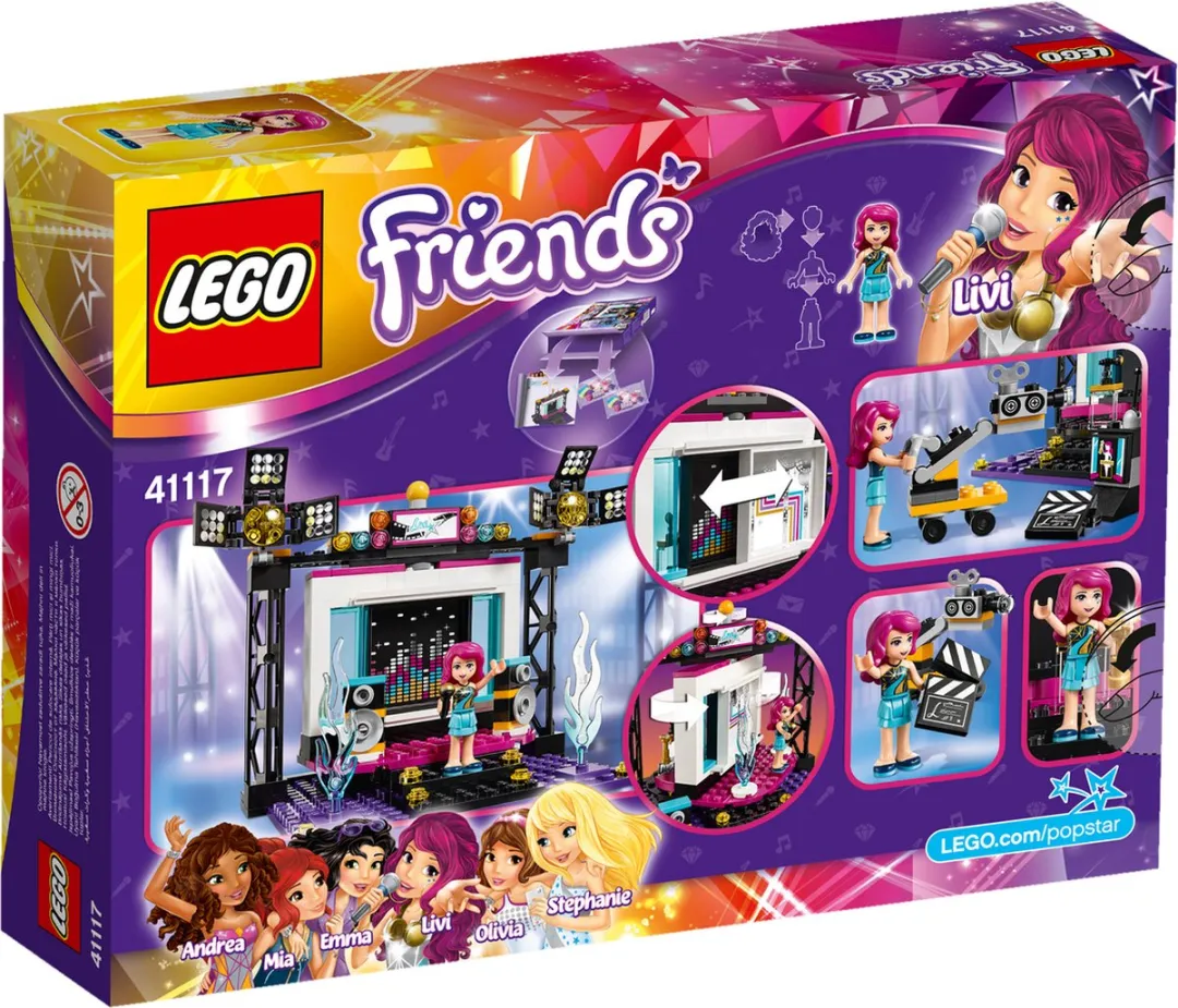 LEGO Friends Popster TV-studio 41117 - 194 Stukken