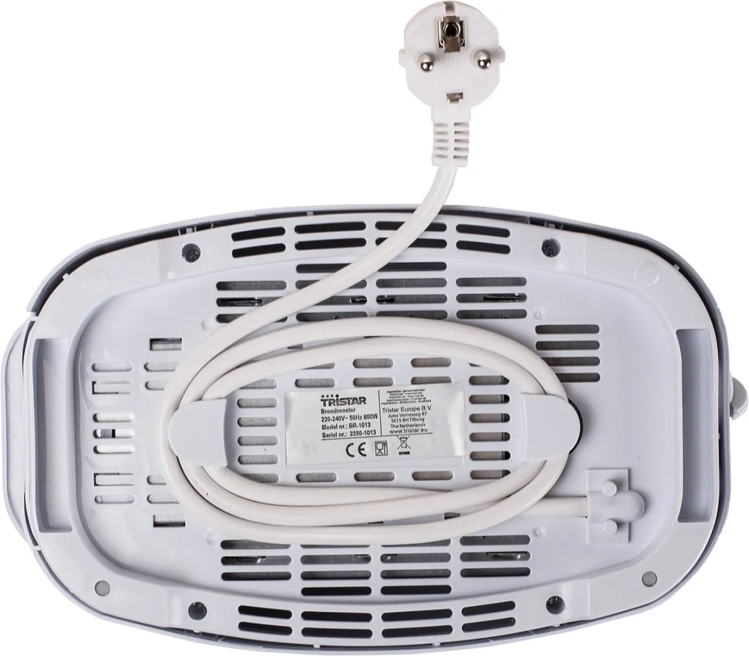 Tristar BR-1013 Broodrooster 800W - 2 Sleuven - Wit