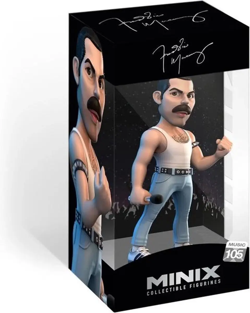 MINIX Freddie Mercury Live Aid 1985 Verzamelfiguur 12cm - afbeelding 6 van 6