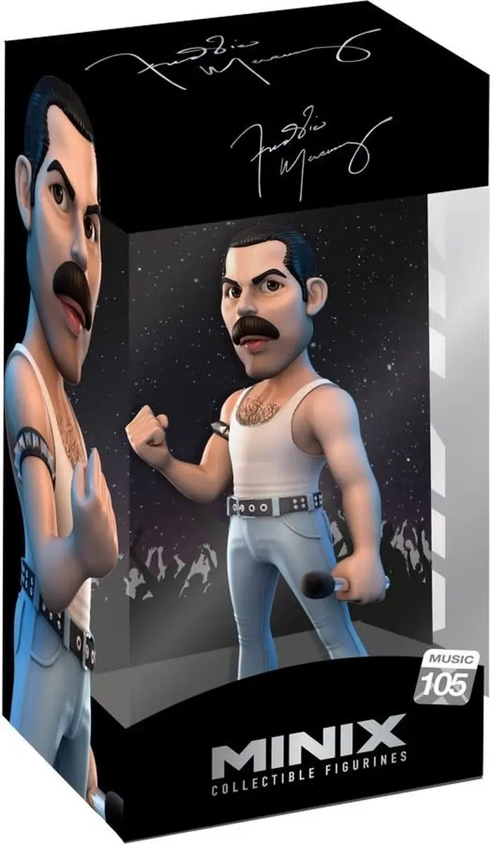 MINIX Freddie Mercury Live Aid 1985 Verzamelfiguur 12cm - afbeelding 2 van 6