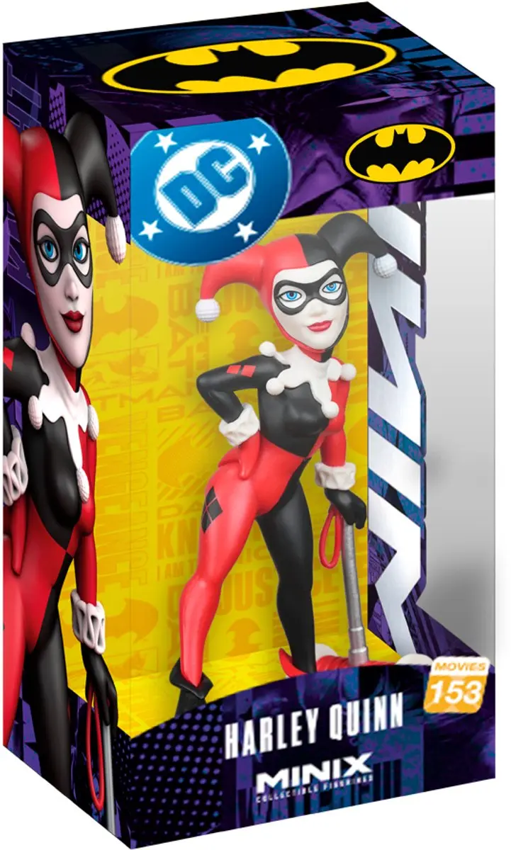 Minix DC Comics Harley Quinn Figuur 12cm - New Suit - afbeelding 3 van 6
