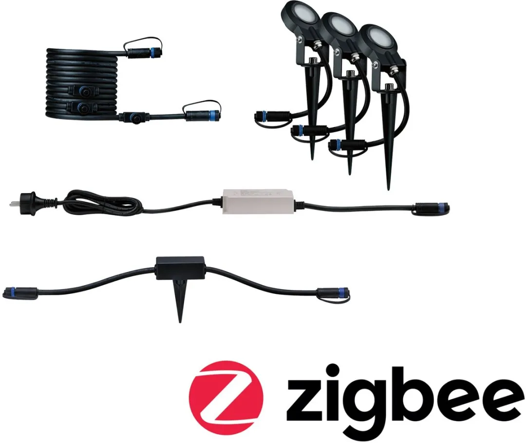 Paulmann Plug & Shine Zigbee 3.0 LED Tuinspots Set