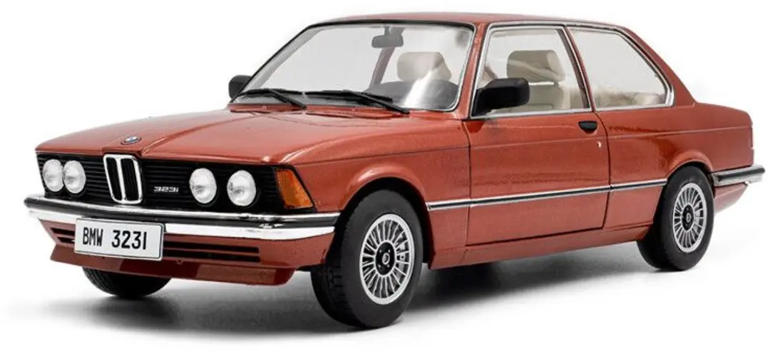 Modelauto BMW 323i (E21) 1980 kastanienrot metallic