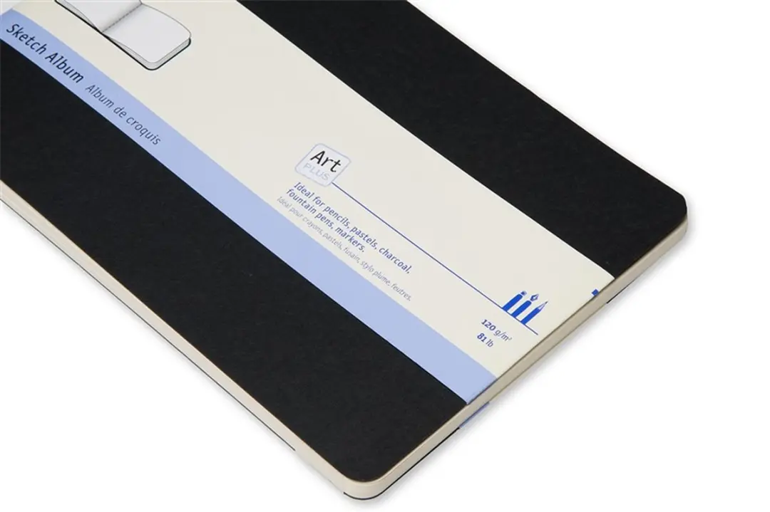Moleskine Art Cahier Large - Softcover - Zwart - afbeelding 2 van 6