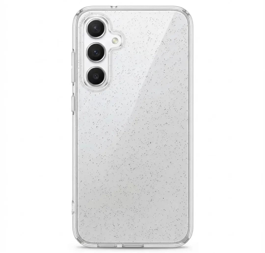 NUVEX Transparant Glitter Hoesje Samsung Galaxy A17