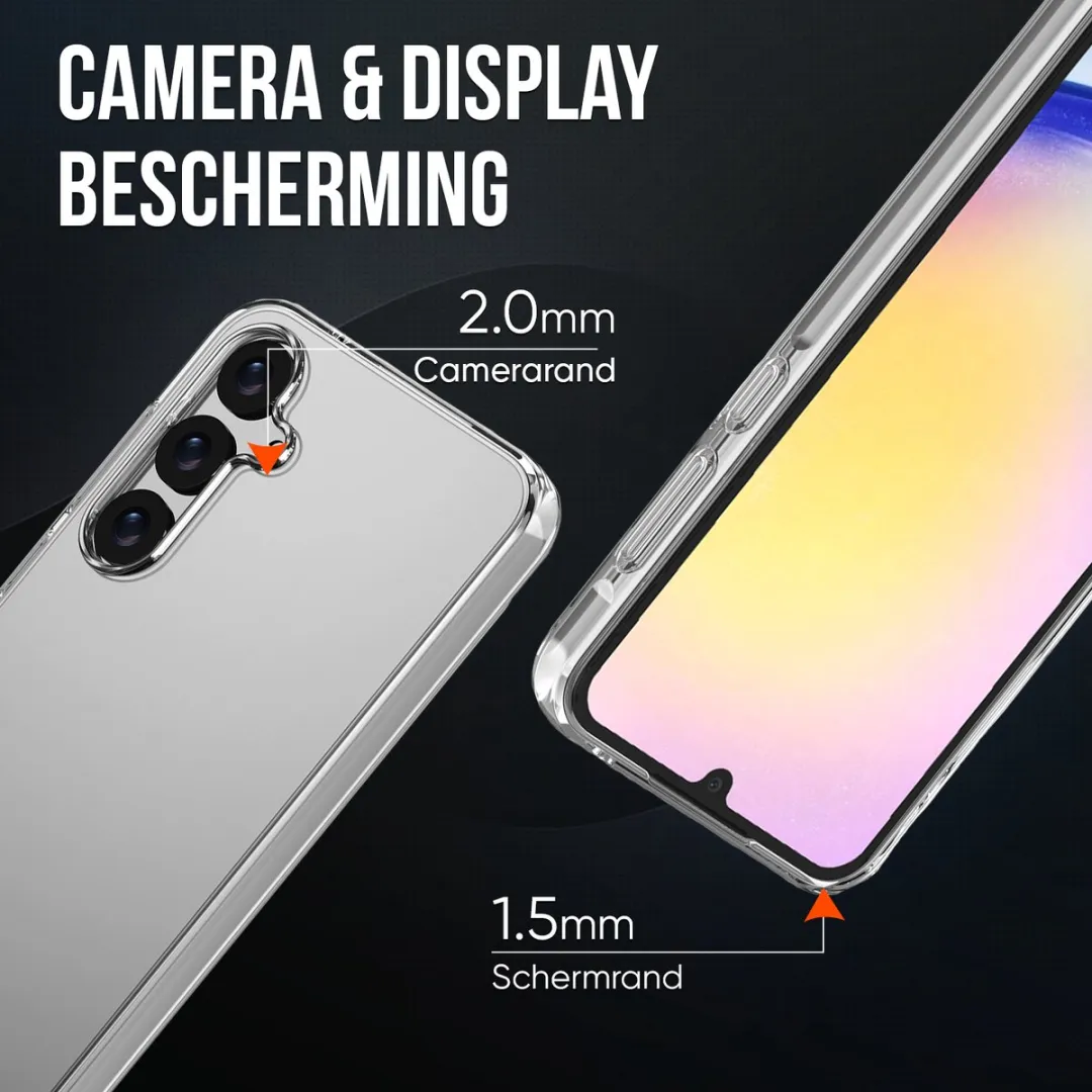 NUVEX Hoesje Samsung Galaxy A25 - Transparant