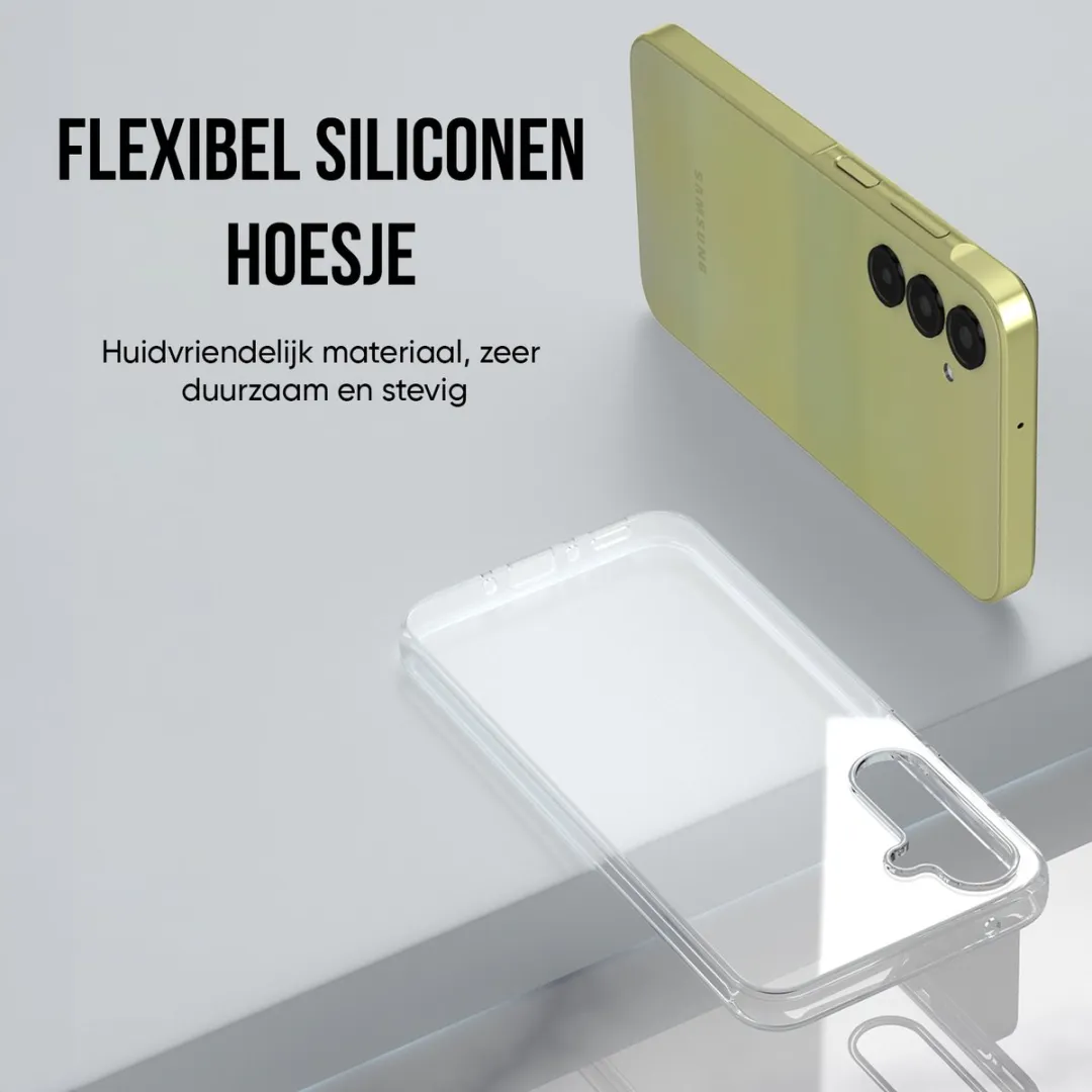 NUVEX Hoesje Samsung Galaxy A25 - Transparant