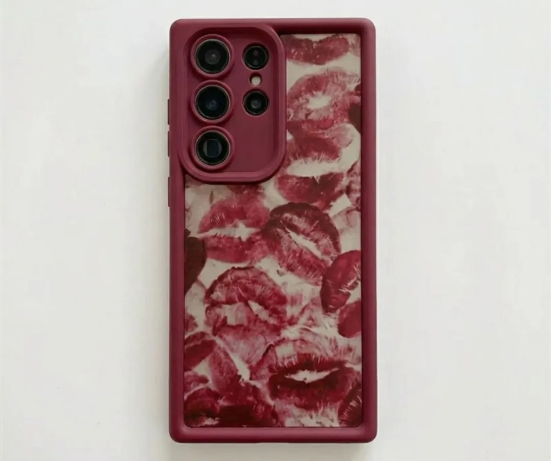 NUVEX Bordeaux Rood Telefoonhoesje Samsung Galaxy S24 Ultra