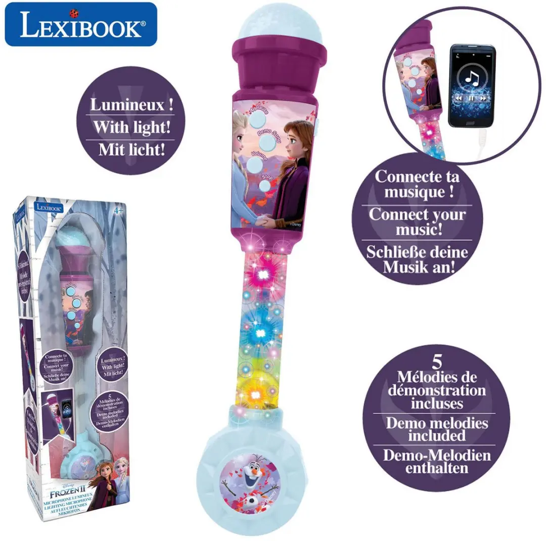 Lexibook Frozen Karaoke Microfoon - Blauw - afbeelding 5 van 6