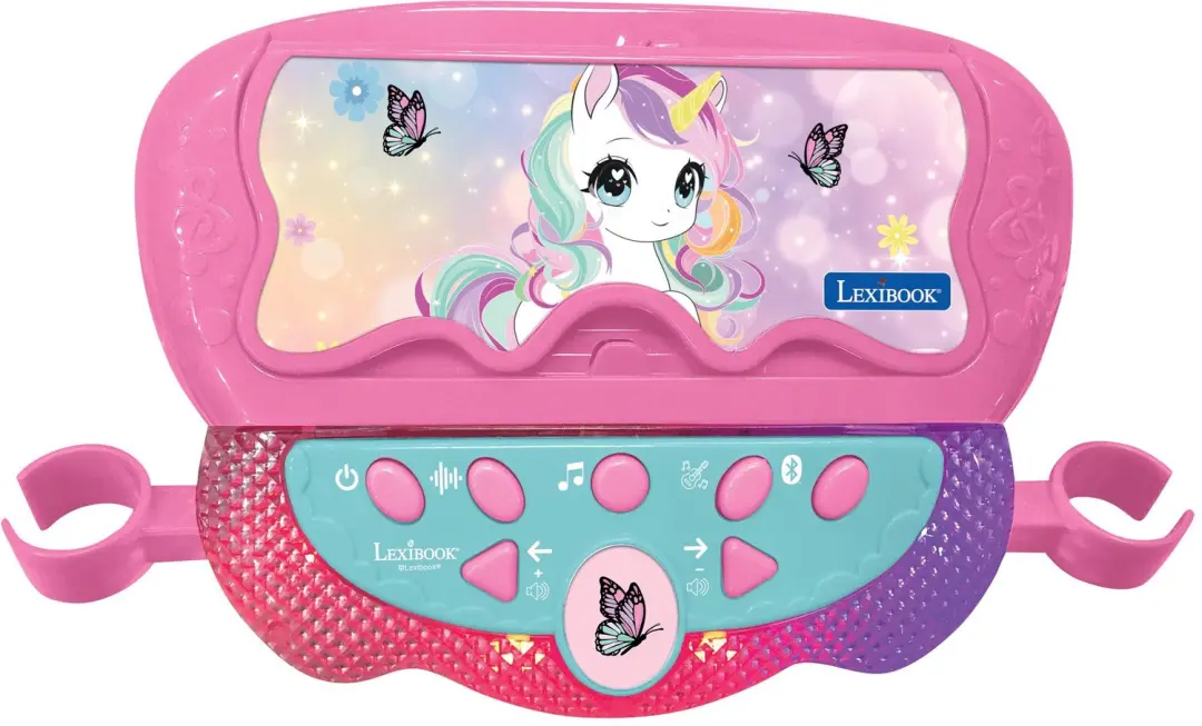Lexibook, Eenhoorn, karaoke standaard Bluetooth lichten, roze, S160UNI