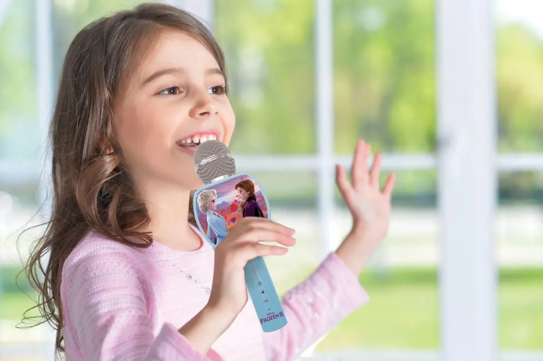 Lexibook Disney Frozen Karaoke Microfoon MIC240FZ - Blauw - afbeelding 3 van 6