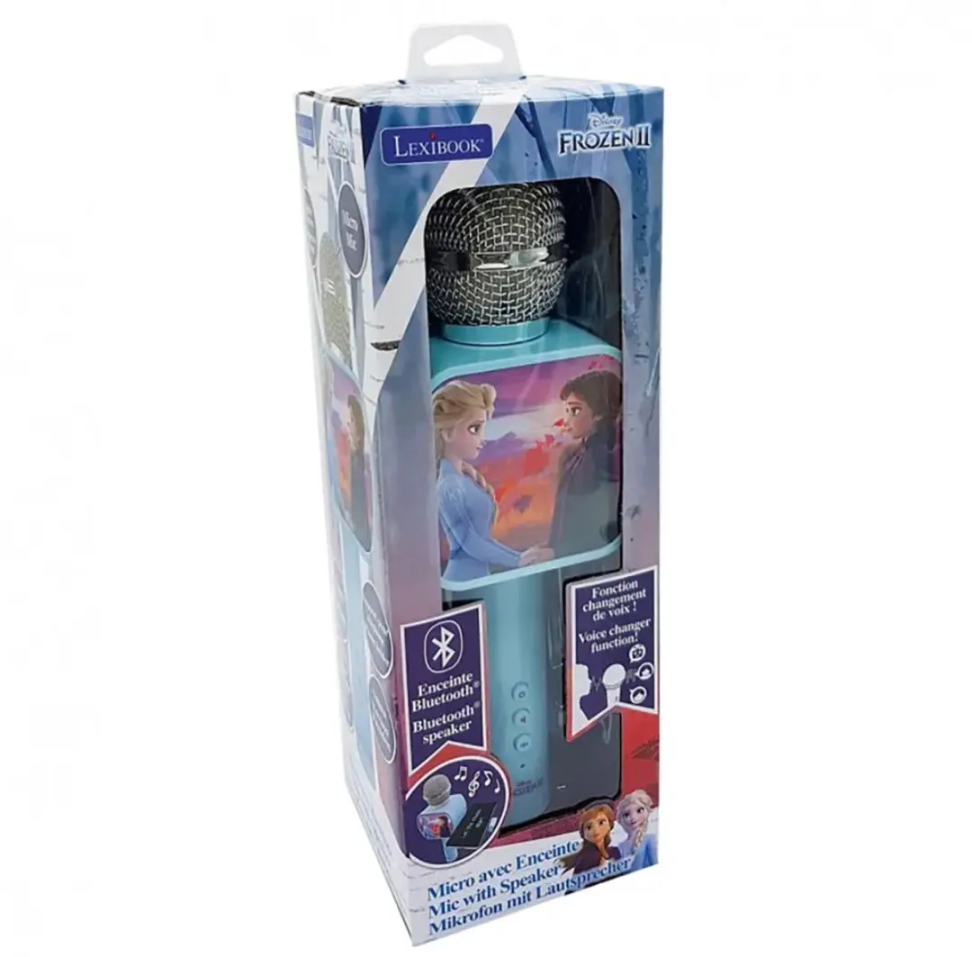 Lexibook Disney Frozen Karaoke Microfoon MIC240FZ - Blauw - afbeelding 5 van 6