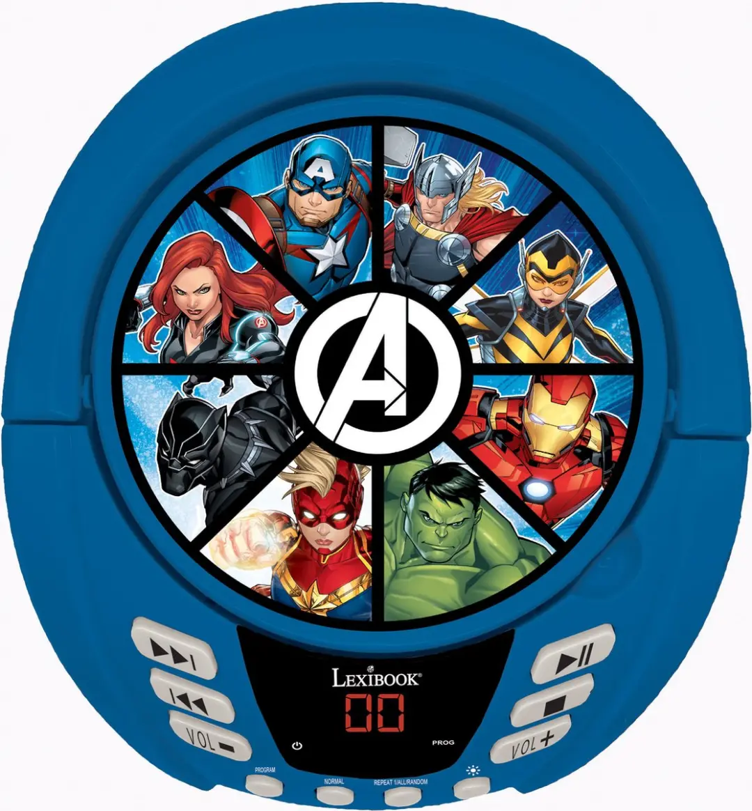 Lexibook Marvel Avengers RCD109AV Bluetooth CD-speler - afbeelding 6 van 6