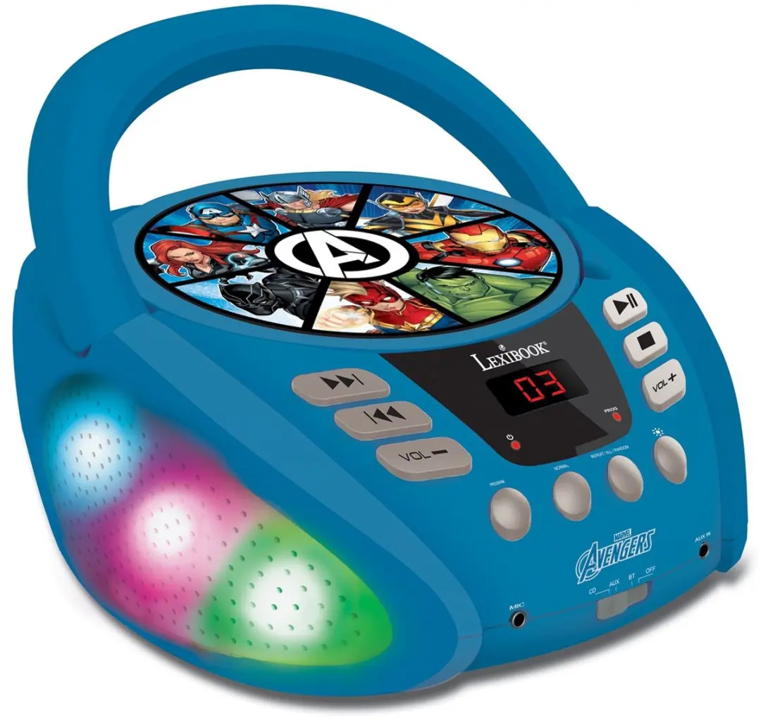 Lexibook Marvel Avengers RCD109AV Bluetooth CD-speler