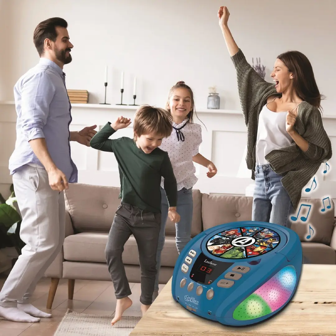 Lexibook Marvel Avengers RCD109AV Bluetooth CD-speler - afbeelding 3 van 6