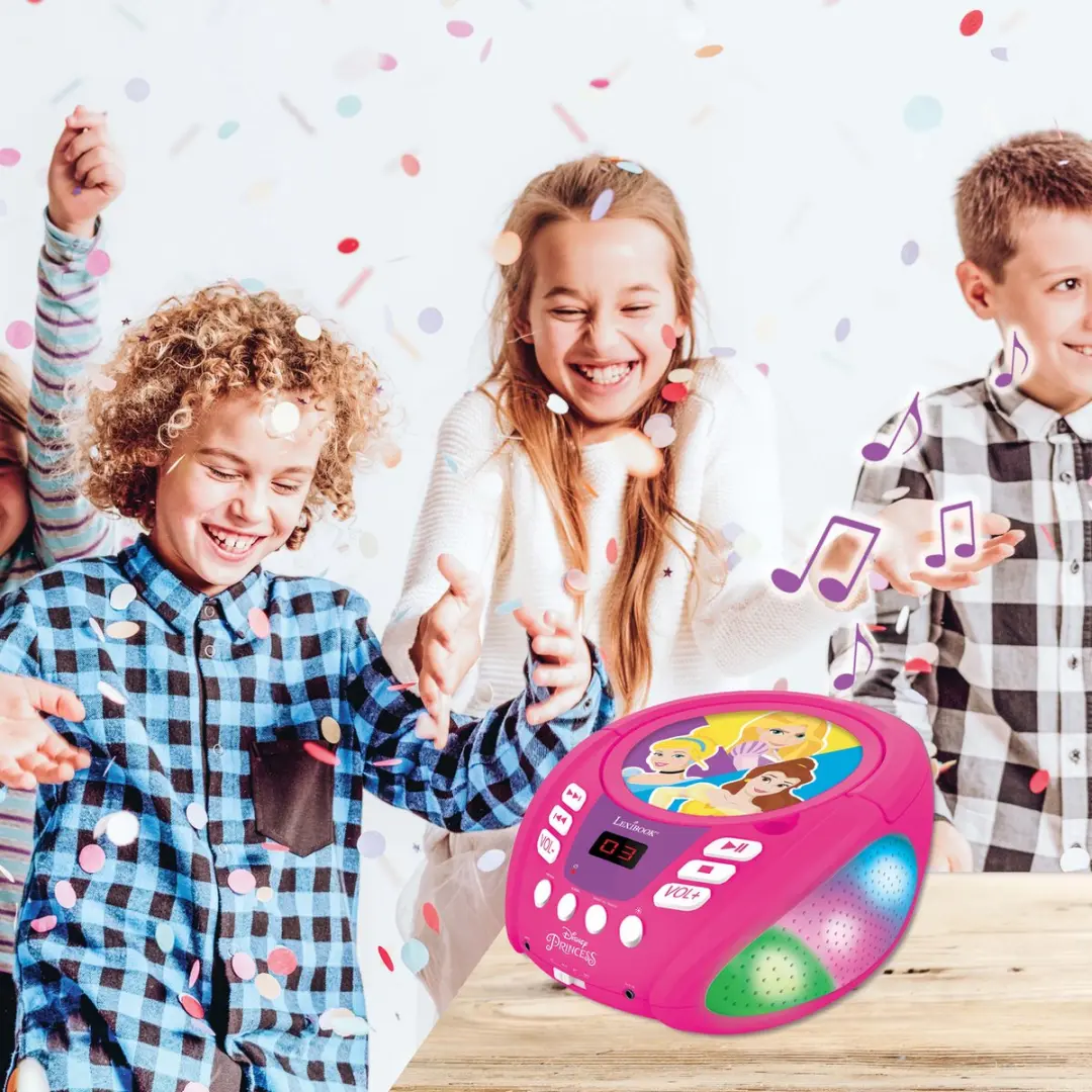 Lexibook Disney Prinses CD-speler - Bluetooth en Radio - afbeelding 3 van 6