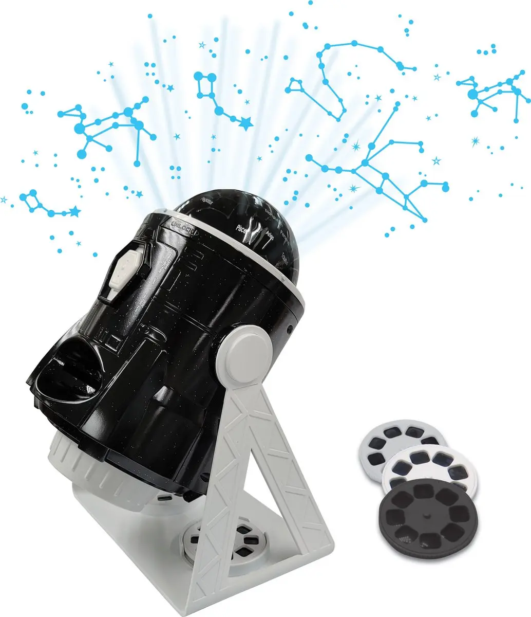 Projecteur Planetarium 360° Bilingue carte des constellations et livret pédago
