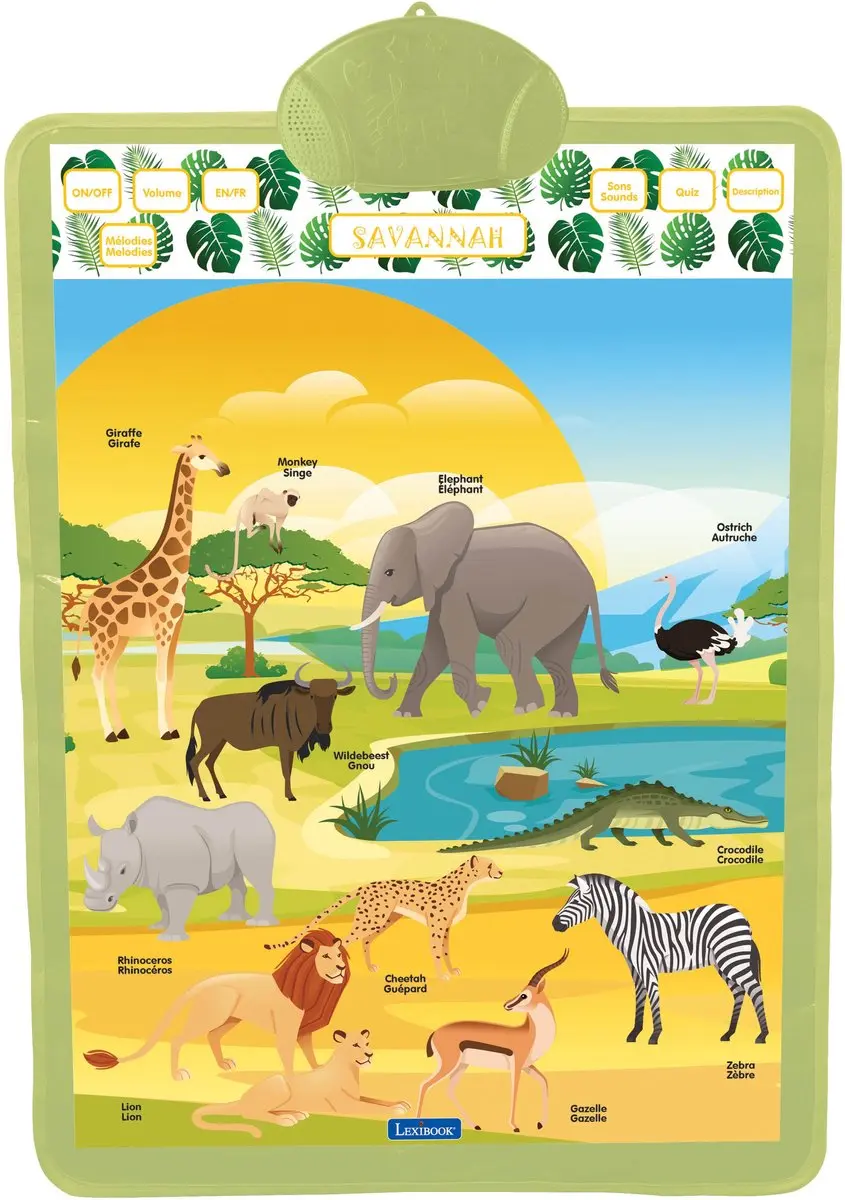 Lexibook Tweetalige Sprekende Educatieve Poster